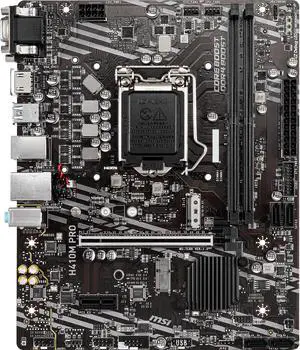 MSI PRO H410M PRO LGA 1200 Intel H410 Micro ATX Intel Motherboard