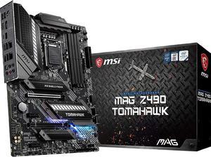 MSI MAG Z490 TOMAHAWK LGA 1200 Intel Z490 SATA 6Gb/s ATX Intel Motherboard