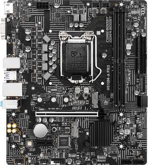 MSI H510M-A PRO LGA 1200 Intel H510 Micro ATX Intel Motherboard