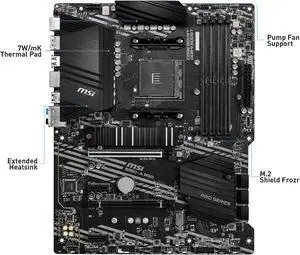 MSI PRO B550-A PRO AM4 AMD B550 ATX AMD Motherboard