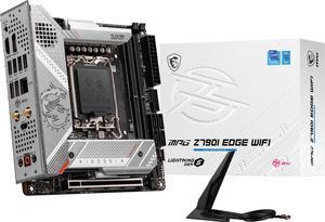 MSI MPG Z790I EDGE WIFI LGA 1700 Intel Z790 SATA 6Gb/s DDR5 Mini ITX Motherboard