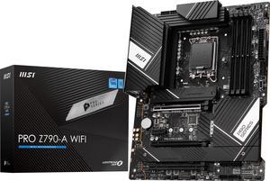 MSI PRO Z790-A WIFI LGA 1700 Intel Z790 SATA 6Gb/s DDR5 ATX Motherboard