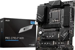 MSI PRO Z790-P WIFI LGA 1700 Intel Z790 SATA 6Gb/s DDR5 ATX Motherboard