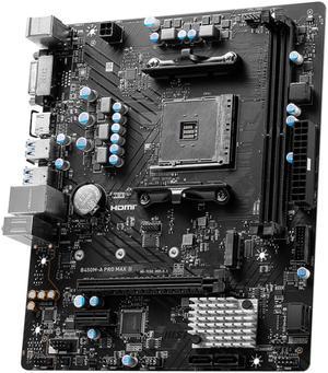MSI B450M-A PRO MAX II AM4 AMD B450 SATA 6Gb/s Micro ATX Motherboard