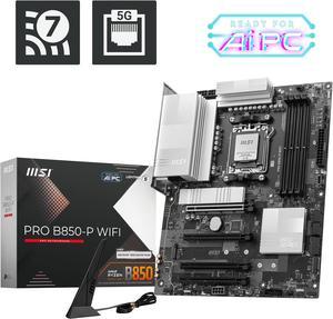 MSI PRO B850-P WIFI AM5 AMD B850 SATA 6Gb/s 5G Network Wifi 7 DDR5 ATX Motherboard