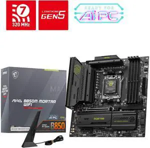 MSI MAG B850M MORTAR WIFI AM5 AMD B850 Micro ATX Motherboard