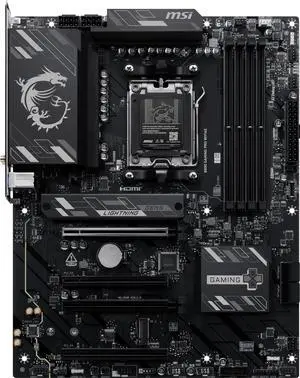 MSI B850 GAMING PRO WIFI6E AM5 AMD B850 ATX Motherboards