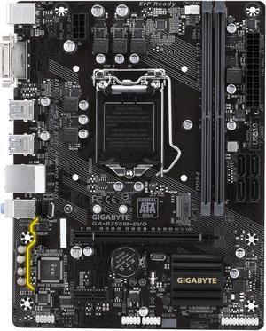 GIGABYTE GA-B250M-EVO (rev. 1.0) LGA 1151 Intel B250 SATA 6Gb/s USB 3.1 Micro ATX Intel Motherboard