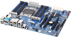 GIGABYTE MU70-SU0 ATX Server Motherboard 1 x LGA 2011-3

Mounting pitch: narrow ILM (56 x 94 mm)

Recommended cooling device dimension: 70 x 106 mm

Max. length of M4 screw threads: 3.7 mm

Screws lon