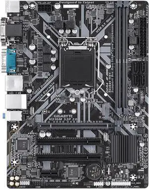 GIGABYTE H310M S2P 2.0 LGA 1151 Intel H310 SATA USB 3.1 Micro-ATX Motherboard