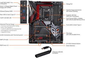 GIGABYTE Z490 AORUS ULTRA-GU (G2 Edition) LGA 1200 Intel Z490 ATX Motherboard with Triple M.2, SATA 6Gb/s, USB 3.2 Gen 2, WIFI 6, 2.5 GbE LAN, ESSential USB DAC
