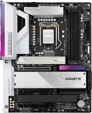 GIGABYTE Z590 VISION G LGA 1200 Intel Z590 ATX Motherboard with 4 x M.2, PCIe 4.0, USB 3.2 Gen2X2 Type-C, 2.5GbE LAN