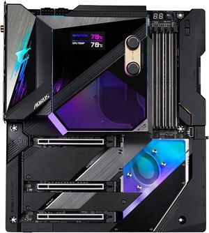 GIGABYTE Z590 AORUS XTREME WATERFORCE (Z590 AORUS XTREME WB) LGA 1200 Intel Z590 Extended ATX Motherboard with Triple M.2, PCIe 4.0, Intel WIFI 6E, 2.5GbE LAN, AQUANTIA 10GbE BASE-T LAN