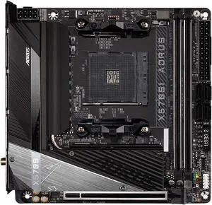 GIGABYTE X570SI AORUS PRO AX AMD Ryzen 3000 PCIe 4.0 SATA 6Gb/s USB 3.2 AMD X570S Mini-ITX Motherboard GIGABYTE X570SI AORUS PRO AX AMD Ryzen 3000 PCIe 4.0 SATA 6Gb/s USB 3.2 AMD X570S Mini-ITX Motherboard