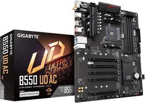 GIGABYTE B550 UD AC AM4 AMD B550 SATA 6Gb/s ATX Motherboard