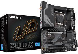 GIGABYTE Z790 UD AX LGA 1700 Intel Z790 ATX Motherboard with DDR5, Triple M.2, PCIe 5.0, USB 3.2 Gen2X2 Type-C, Intel Wi-Fi 6E, 2.5GbE LAN, PCIe EZ-Latch, Multi-Key