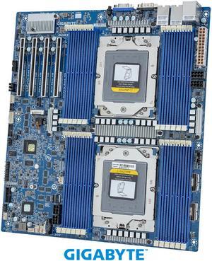 GIGABYTE MZ73-LM1 Extended ATX Server Motherboard, AMD EPYC™ 9004 series processor family, Dual processor, 5nm technology, 2 x LGA 6096.