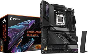 GIGABYTE X870E AORUS ELITE WIFI7 AM5 LGA 1718, ATX, DDR5, 4x M.2, PCIe 5.0, USB4, Wi-Fi 7, 2.5GbE LAN, EZ-Latch