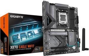 GIGABYTE X870 EAGLE WIFI7 AM5 LGA 1718, ATX, DDR5, 4 x SATA 6Gb/s,  3x M.2, PCIe 5.0, USB4, Wi-Fi 7, 2.5GbE LAN, EZ-Latch