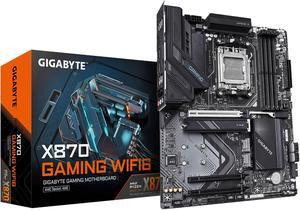 GIGABYTE X870 GAMING WIFI6 AM5 LGA 1718 ATX DDR5 3x M2 PCIe 50 USB4 WIFI 6 25GbE LAN EZLatch