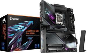 GIGABYTE Z890 AORUS MASTER Ultra Core (Series 2) LGA 1851, ATX, DDR5, 5x M.2, PCIe 5.0, Thunderbolt 4, WIFI7, 10GbE LAN, EZ-Latch