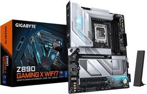 GIGABYTE Z890 GAMING X WIFI7 Ultra Core (Series 2) LGA 1851, ATX, DDR5, 4x M.2, PCIe 5.0, USB4, WIFI7, 2.5GbE LAN, EZ-Latch