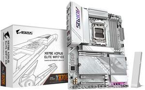 GIGABYTE X870E AORUS ELITE WIFI7 ICE AM5 AMD X870E ATX Motherboard