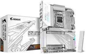 GIGABYTE X870E AORUS ELITE X3D ICE AM5 AMD X870E ATX Motherboard
