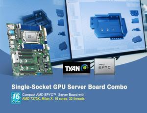 TYAN S8030GM4NE-2T-7373X ATX Server Motherboard with AMD Ryzen 7373X Processor Socket SP3
