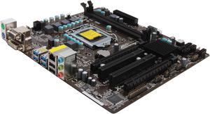 ASRock B75M-GL LGA 1155 Intel B75 USB 3.0 Micro ATX Intel Motherboard
