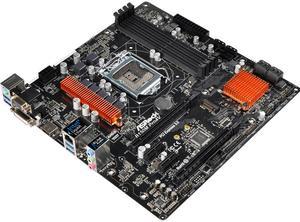 ASRock B150M Pro4V LGA 1151 Intel B150 HDMI SATA 6Gb/s USB 3.0 Micro ATX Motherboards - Intel