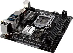 ASRock H270M-ITX/ac LGA 1151 Intel H270 HDMI USB 3.1 Mini ITX Motherboards - Intel