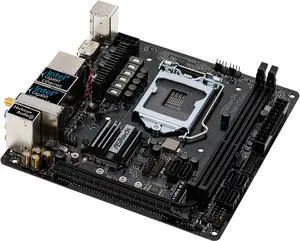 ASRock Z370M-ITX/ac LGA 1151 (300 Series) Intel Z370 HDMI USB 3.1 Mini ITX Intel Motherboard