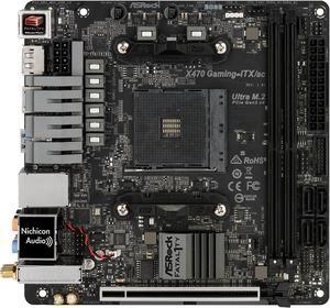 ASRock Fatal1ty X470 Gaming-ITX/ac AM4 AMD Promontory X470 SATA 6Gb/s Mini ITX AMD Motherboard