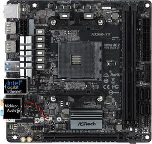 ASRock A320M-ITX AM4 AMD Promontory A320 USB 3.1 HDMI Mini ITX AMD Motherboard