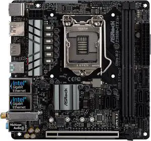 ASRock Z390M-ITX/ac LGA 1151 (300 Series) Intel Z390 HDMI USB 3.1 Mini ITX Intel Motherboard