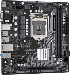 ASRock H510M-HVS LGA 1200 Intel H510 SATA 6Gb/s Micro ATX Intel Motherboard