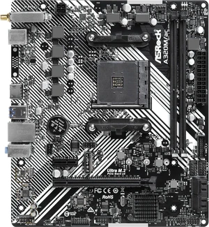 ASRock A320M/AC AM4 AMD A320 Micro ATX AMD Motherboard