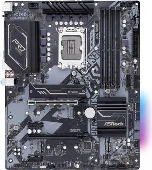 ASRock B660 PRO RS LGA 1700 Intel B660 SATA 6Gb/s DDR4 ATX Motherboard ASRock B660 PRO RS LGA 1700 Intel B660 SATA 6Gb/s DDR4 ATX Motherboard