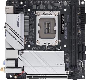 ASRock H670M-ITX/AX LGA 1700 Intel H670 SATA 6Gb/s DDR4 Mini ITX Motherboard