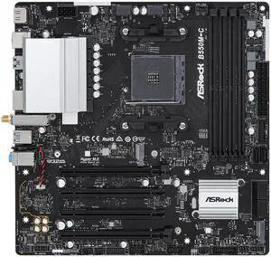 ASRock B550M-C AMD AM4 Micro ATX Motherboard, B550, Ryzen 3000/4000/5000, DDR4 4733+(OC), PCIe 4.0, Hyper M.2 Gen4, 802.11ac Wi-Fi, USB-C, HDMI ASRock B550M-C AMD AM4 Micro ATX Motherboard, B550, Ryzen 3000/4000/5000, DDR4 4733+(OC), PCIe 4.0, Hyper M.2 Gen4, 802.11ac Wi-Fi, USB-C, HDMI