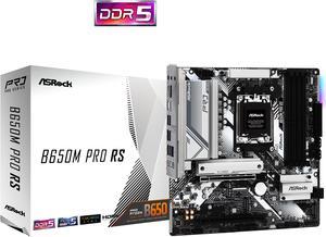 ASRock B650M PRO RS AM5 AMD B650 SATA 6Gbs Micro ATX Motherboard