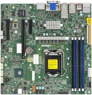 SUPERMICRO MBD-X12SCZ-TLN4F-O Micro ATX Server Motherboard LGA 1200 Intel W480E