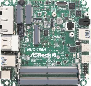 ASRock Industrial NUC Ultra 100 Motherboard - NUC-155H R2