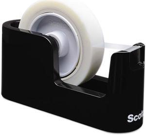 Scotch Heavy Duty Weighted Desktop Tape Dispenser 3" core Plastic Black C24
