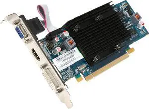 SAPPHIRE Radeon HD 4350 1GB DDR2 PCI Express 2.0 x16 CrossFireX Support Low Profile Ready Graphics Card 100274HDMI
