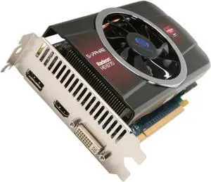 SAPPHIRE Radeon HD 6770 1GB GDDR5 PCI Express 2.1 x16 CrossFireX Support Graphics Card 100328L