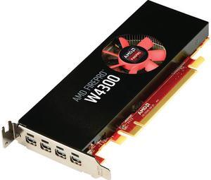 AMD FirePro W4300 100-505973 4GB 128-bit GDDR5 PCI Express 3.0 x16 Low-profile design fits SFF and full-size ATX chassis Workstation Video Card