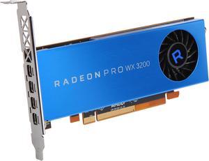 AMD Radeon Pro WX 3200 100-506115 4GB 128-bit GDDR5 PCIe 3.0 x16 (x8 Electrical) Low Profile Workstation Video Card