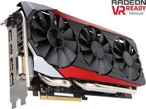ASUS Radeon R9 390X 8GB GDDR5 PCI Express 3.0 Video Card STRIX-R9390X-DC3OC-8GD5-GAMING